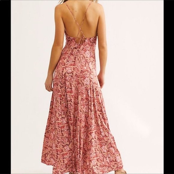 Free People printed pattern Miorca maxi dress NWOT - Picture 3 of 7